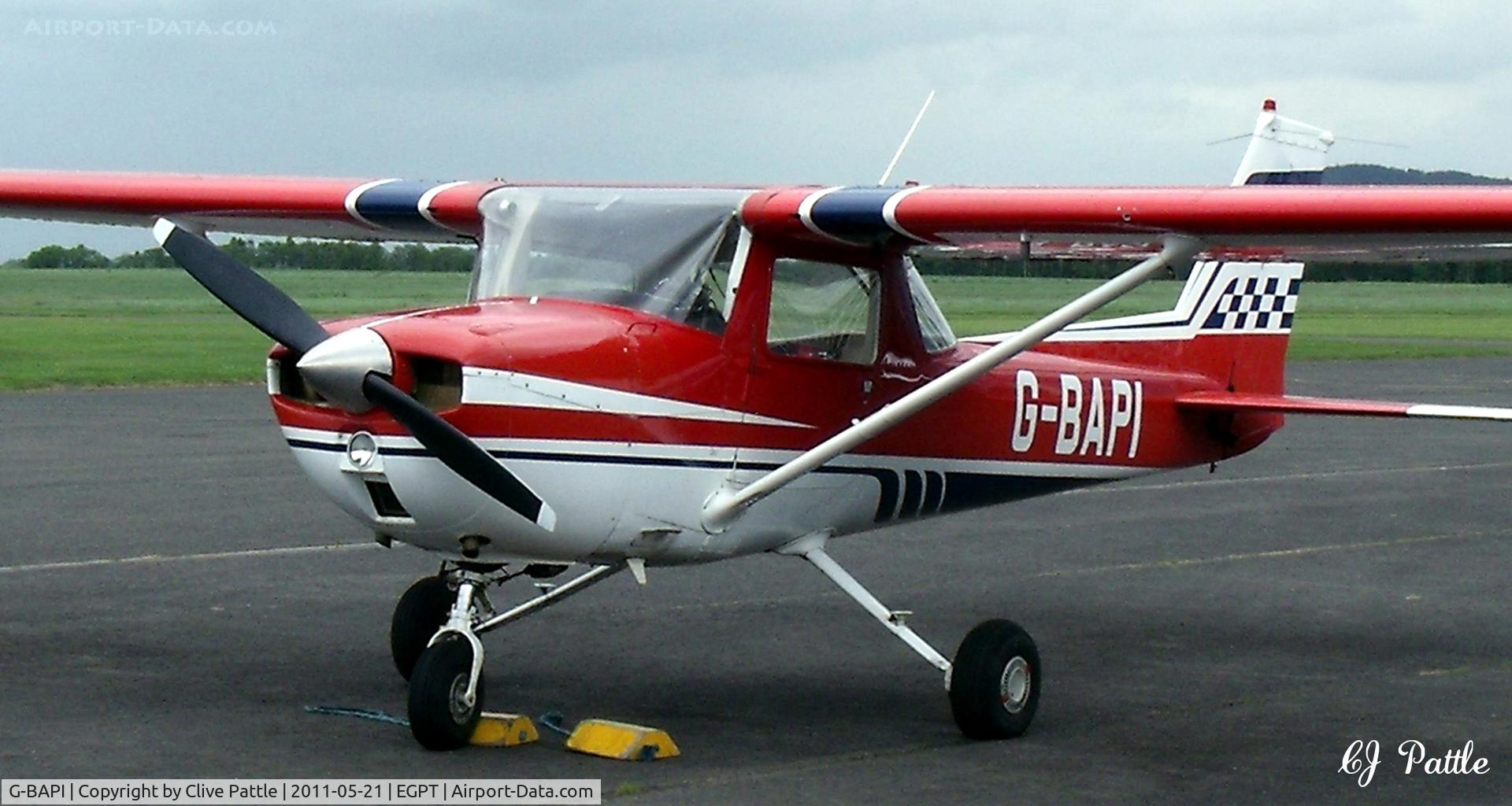 G-BAPI, 1972 Reims FRA150L Aerobat C/N 0195, Parked up at Perth EGPT
