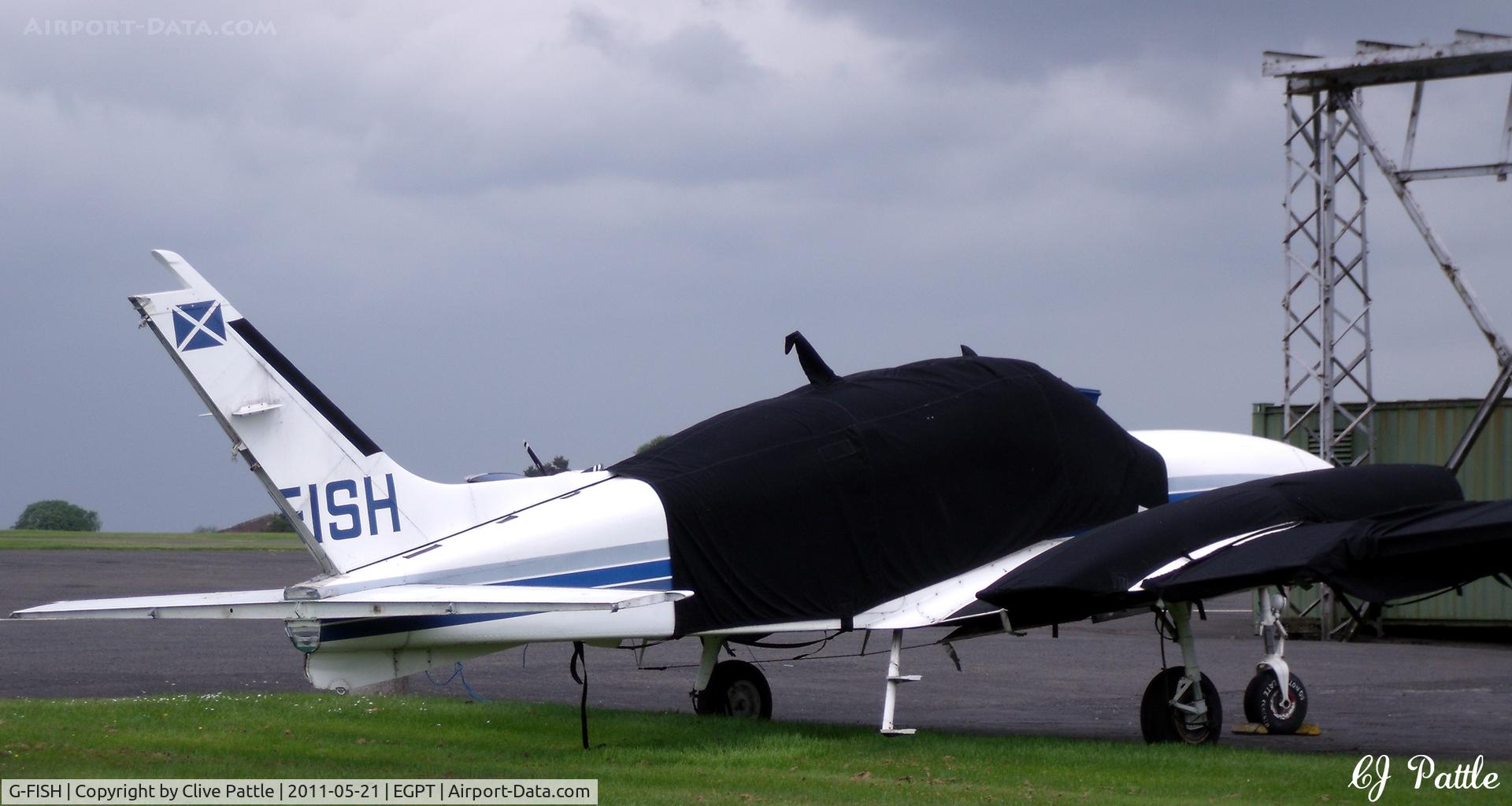 G-FISH, 1979 Cessna 310R C/N 310R-1845, Parked up at Perth EGPT