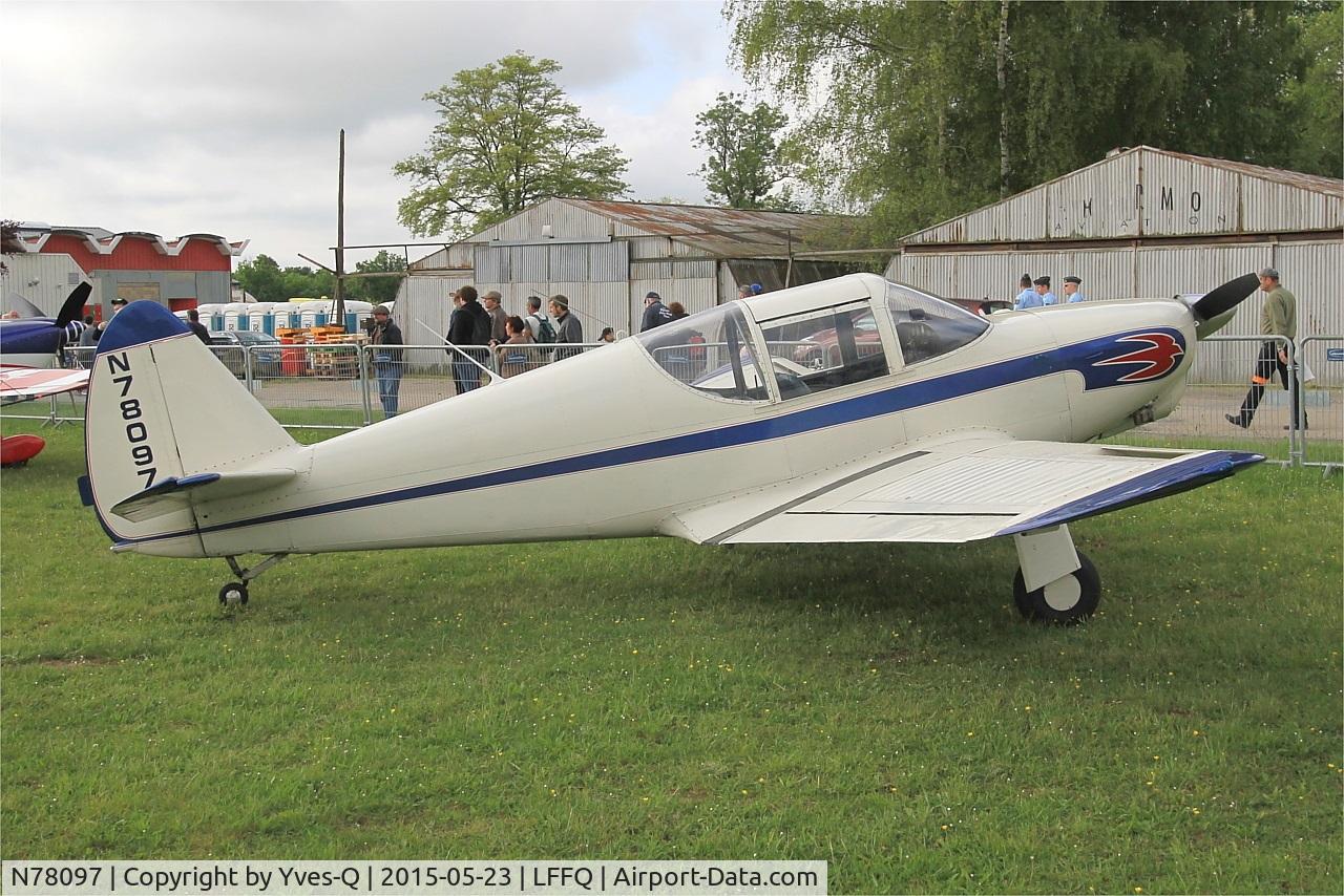 N78097, 1946 Universal Globe GC-1B Swift C/N 2097, Universal GLOBE GC-1B, Static display, La Ferté-Alais airfield (LFFQ) Air show 2015