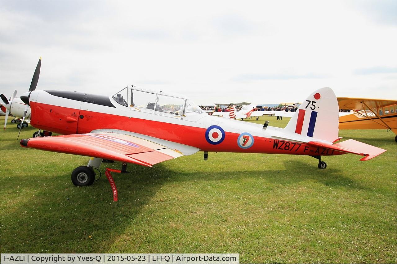F-AZLI, 1953 De Havilland DHC-1 Chipmunk T.10 C/N C1/0915, De Havilland DHC-1 Chipmunk T.10, Static display, La Ferté-Alais airfield (LFFQ) Air show 2015