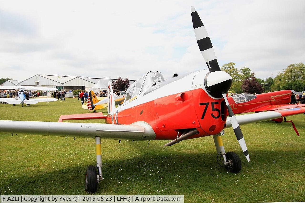 F-AZLI, 1953 De Havilland DHC-1 Chipmunk T.10 C/N C1/0915, De Havilland DHC-1 Chipmunk T.10, Static display, La Ferté-Alais airfield (LFFQ) Air show 2015