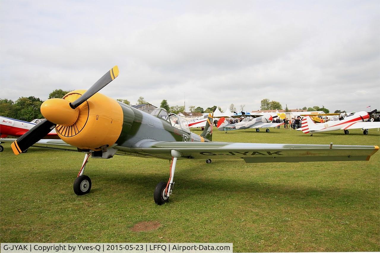 G-JYAK, 1985 Yakovlev Yak-50 C/N 853001, Yakovlev YAK-50, Static display, La Ferté-Alais airfield (LFFQ) Air show 2015