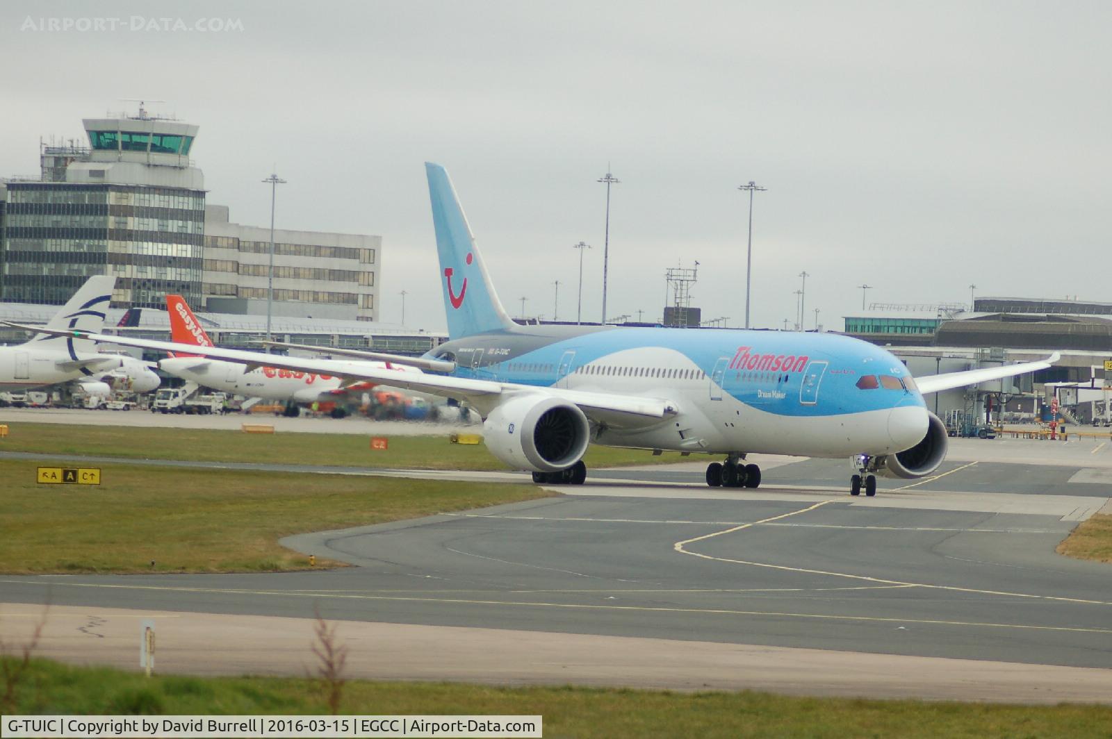 G-TUIC, 2013 Boeing 787-8 Dreamliner C/N 34424, Thomson Boeing 737-8 G-TUIC Manchester Airport