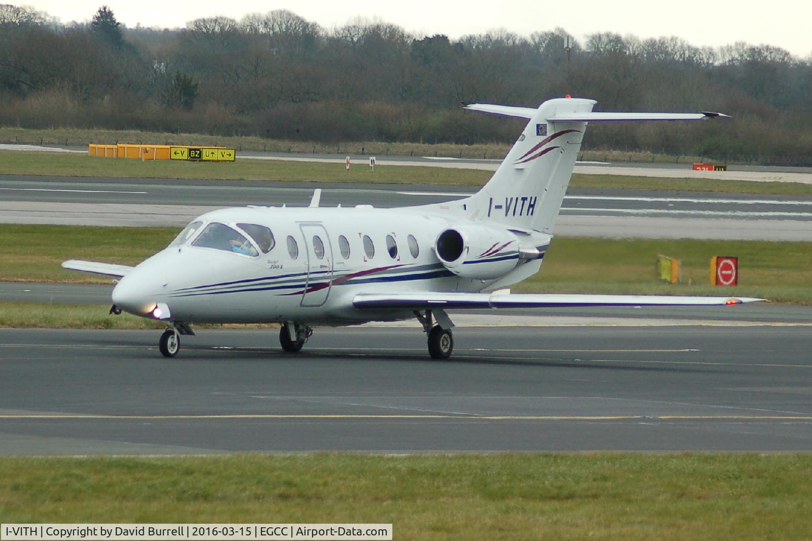 I-VITH, 2001 Raytheon Beechjet 400A C/N RK-309, Beechjet 400A at Manchester Airport.