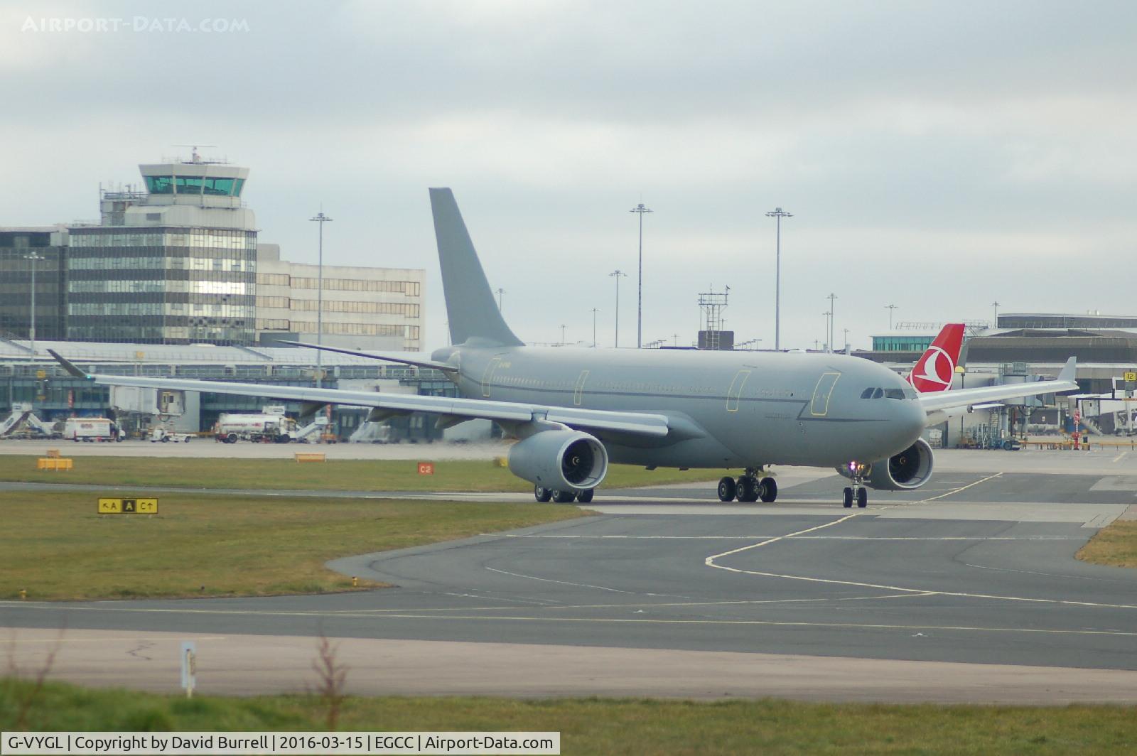 G-VYGL, 2013 Airbus KC3 Voyager (A330-243MRTT) C/N 1555, Air Tanker Airbus A330-243MTT Manchester Airport