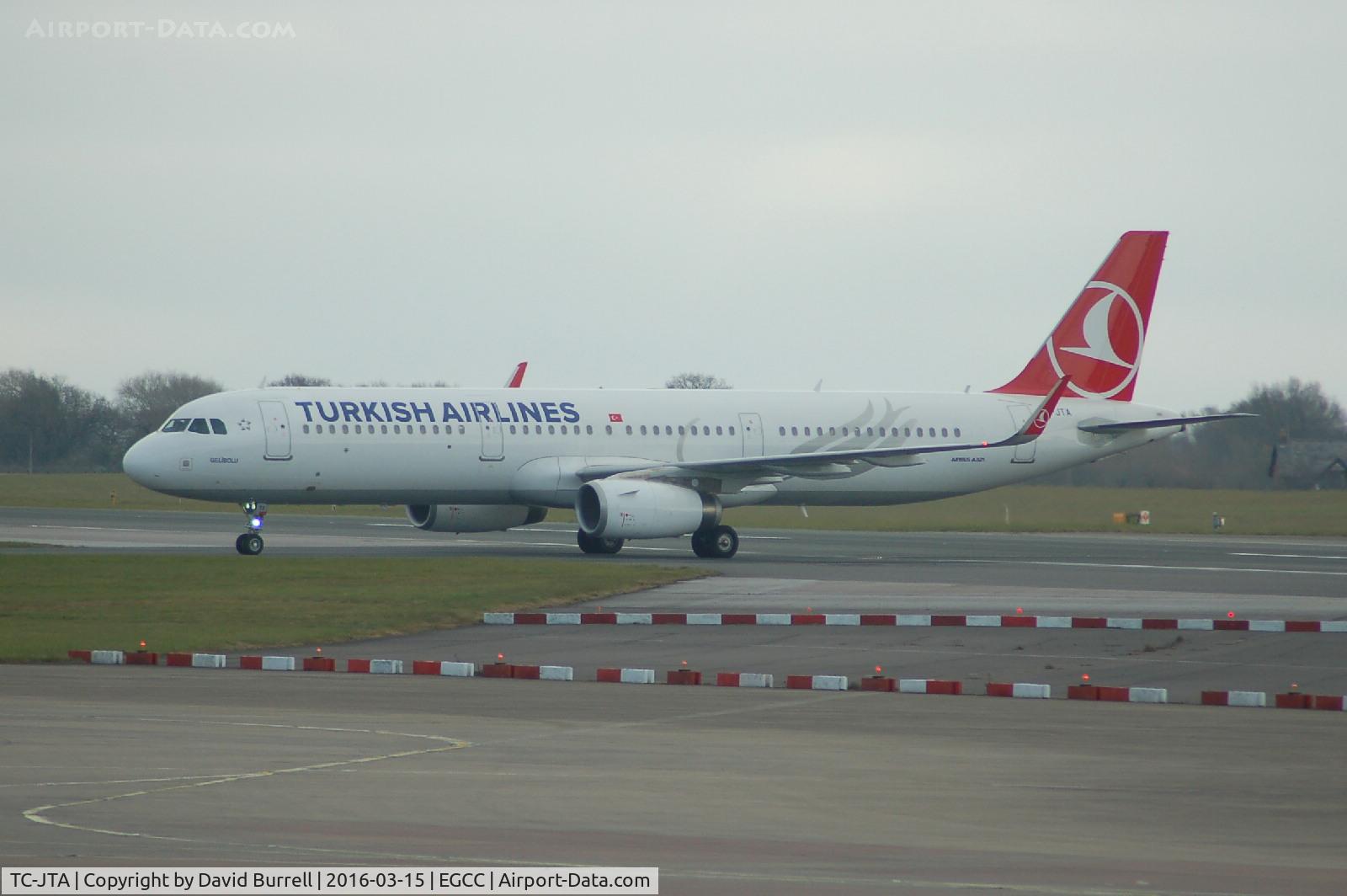 TC-JTA, 2015 Airbus A321-231 C/N 6781, Turkish Airlines Airbus A321 TC-JTA Manchester Airport