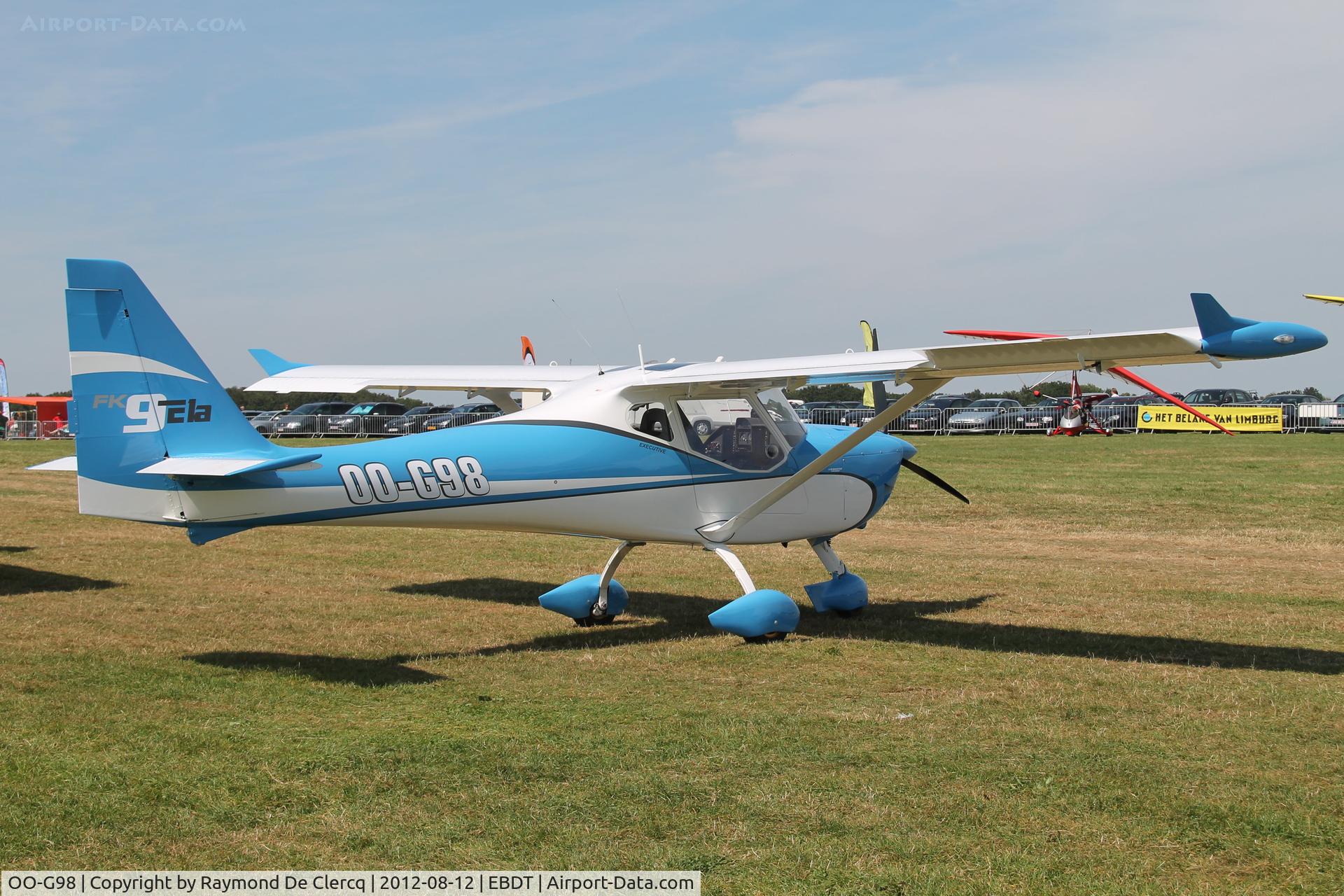 OO-G98, 2012 B & F Technik FK-9 ELA C/N 454, Schaffen fly in.