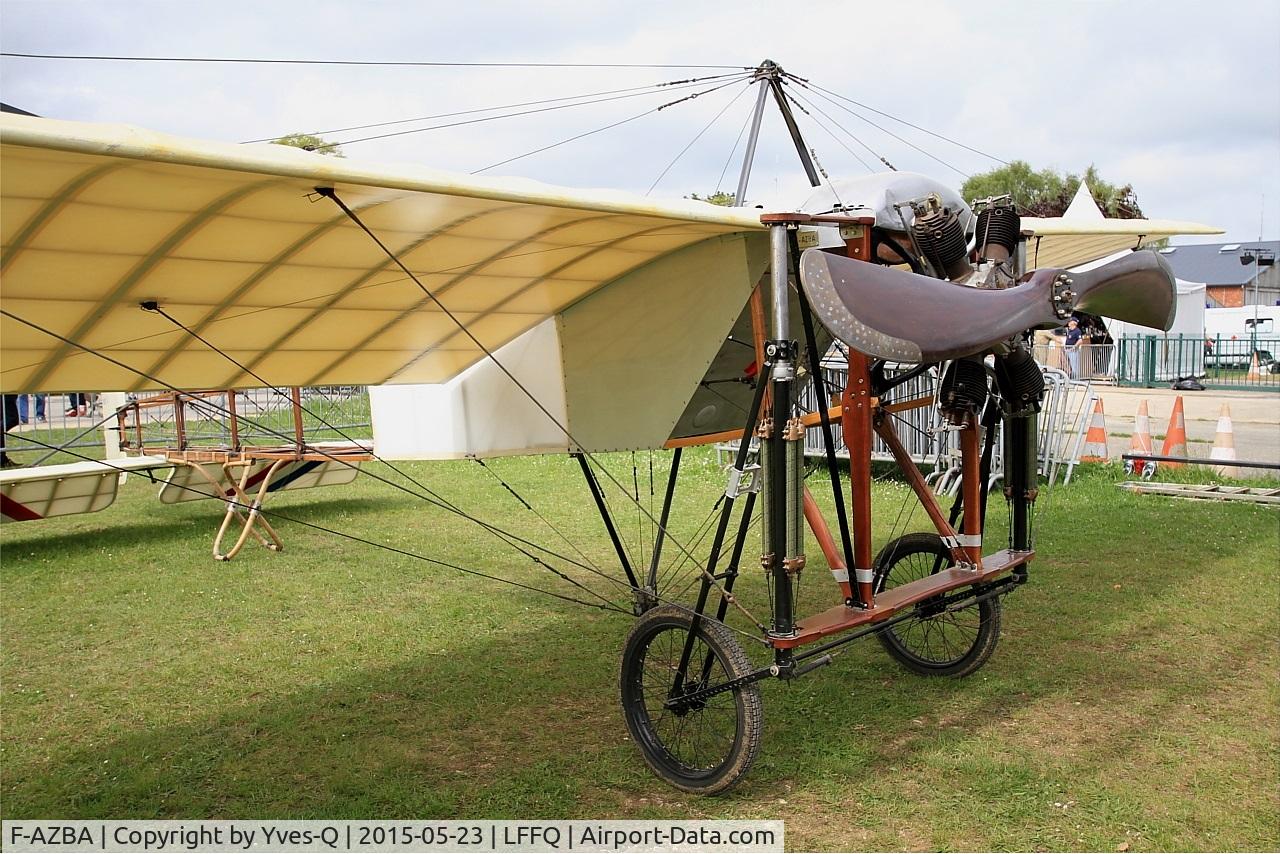 F-AZBA, Bleriot XI Replica C/N 1, Bleriot XI Replica, Static display, La Ferté-Alais airfield (LFFQ) Air show 2015