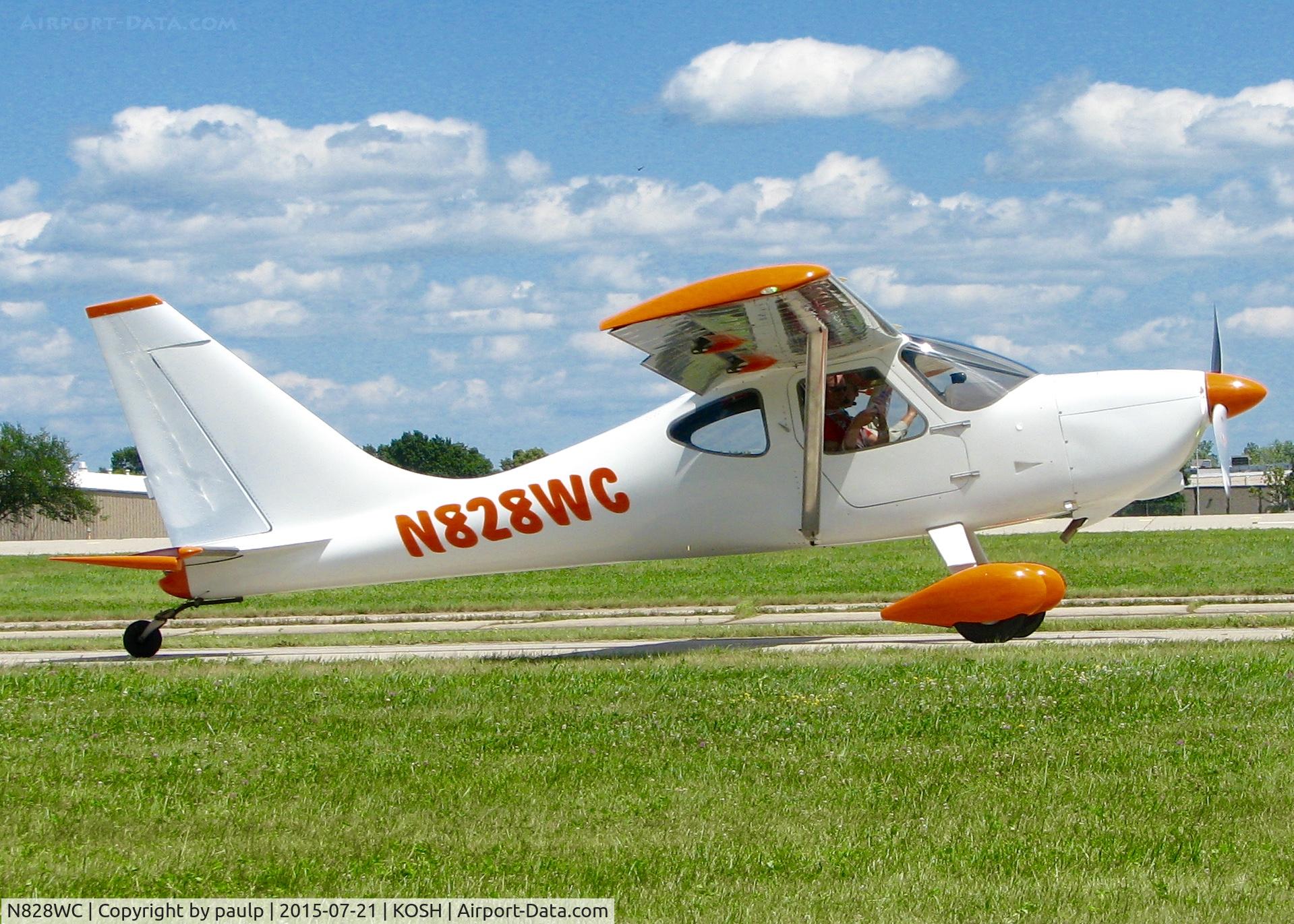 N828WC, 2008 Glasair Glastar GS-1 C/N 5814, AirVenture 2015