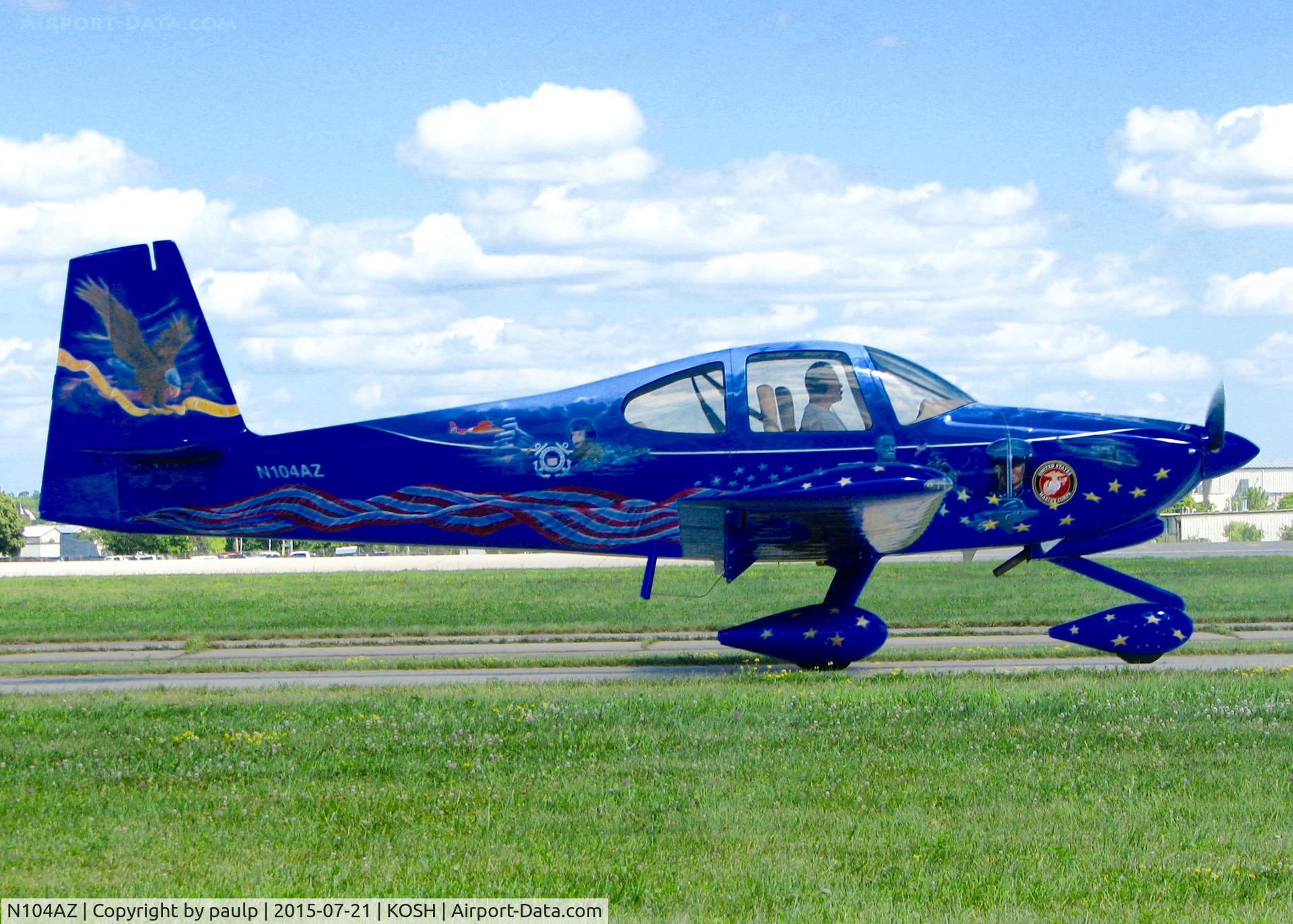 N104AZ, 2014 Vans RV-10 C/N 41226, AirVenture 2015