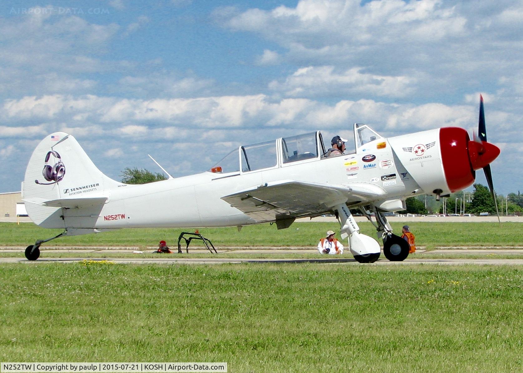 N252TW, 2002 Yakovlev (Aerostar) Yak-52TW C/N 0212301, AirVenture 2015