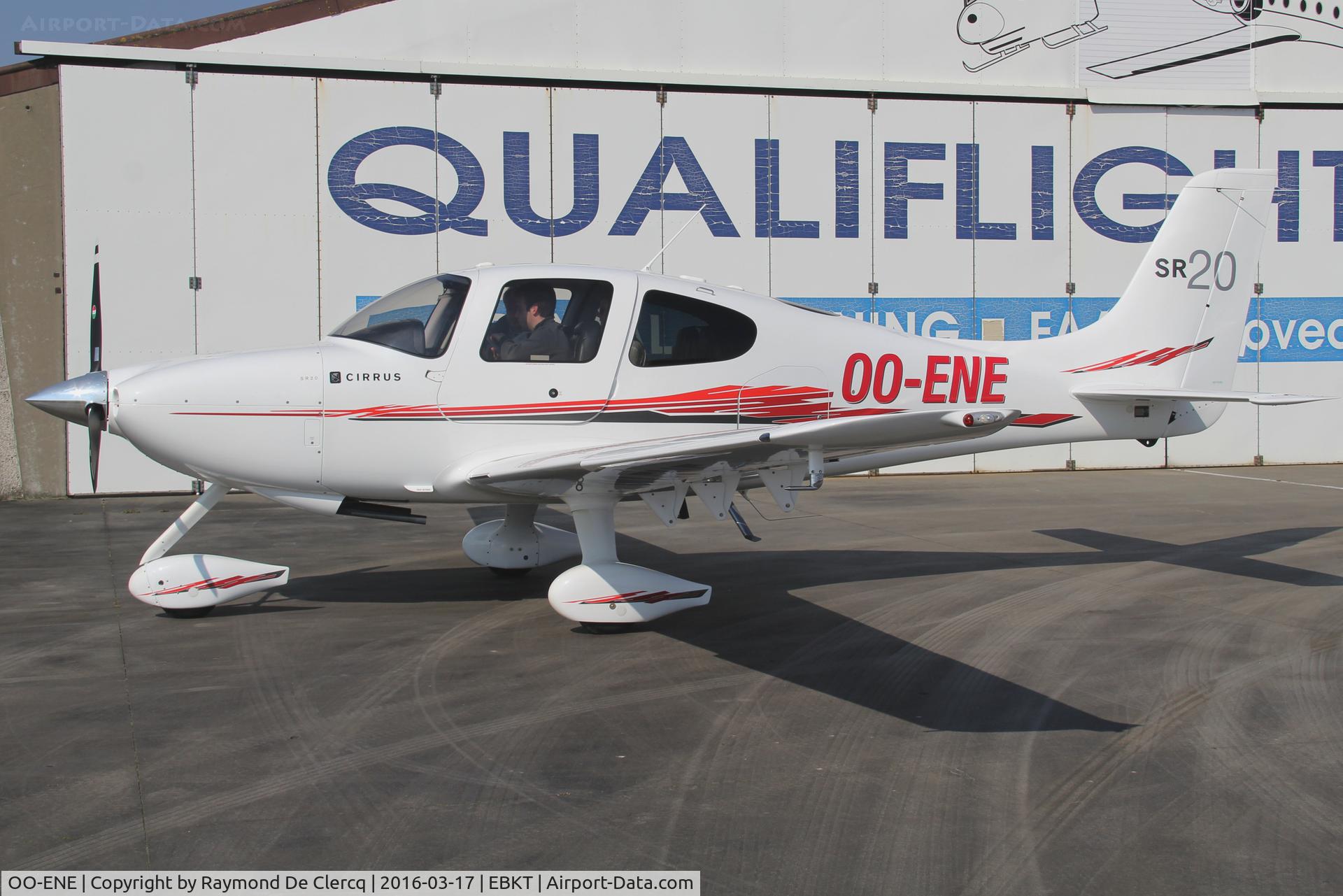 OO-ENE, 2009 Cirrus SR20 C/N 2016, At Wevelgem.