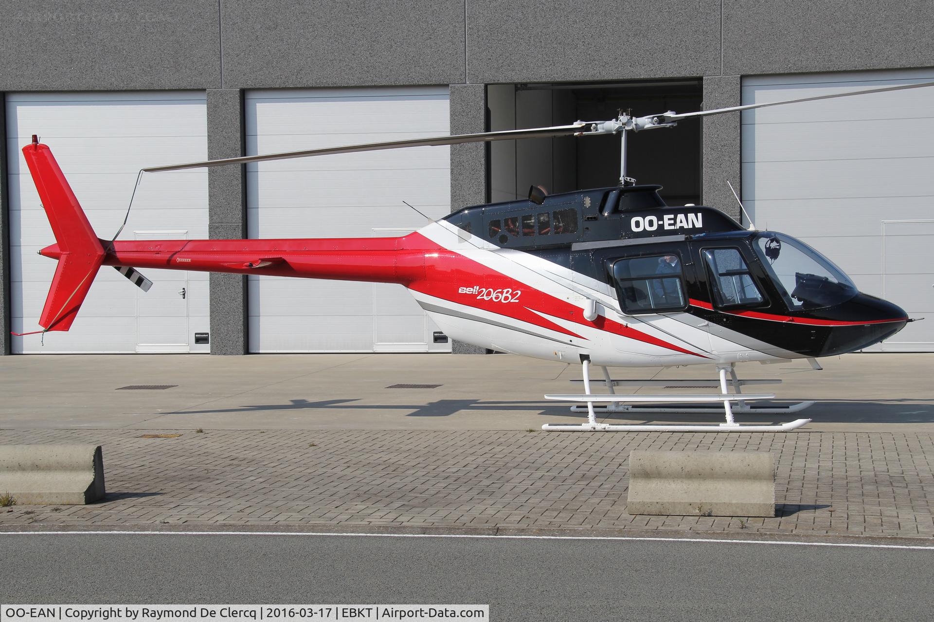 OO-EAN, 1975 Bell 206B JetRanger II C/N 1595, At Wevelgem.