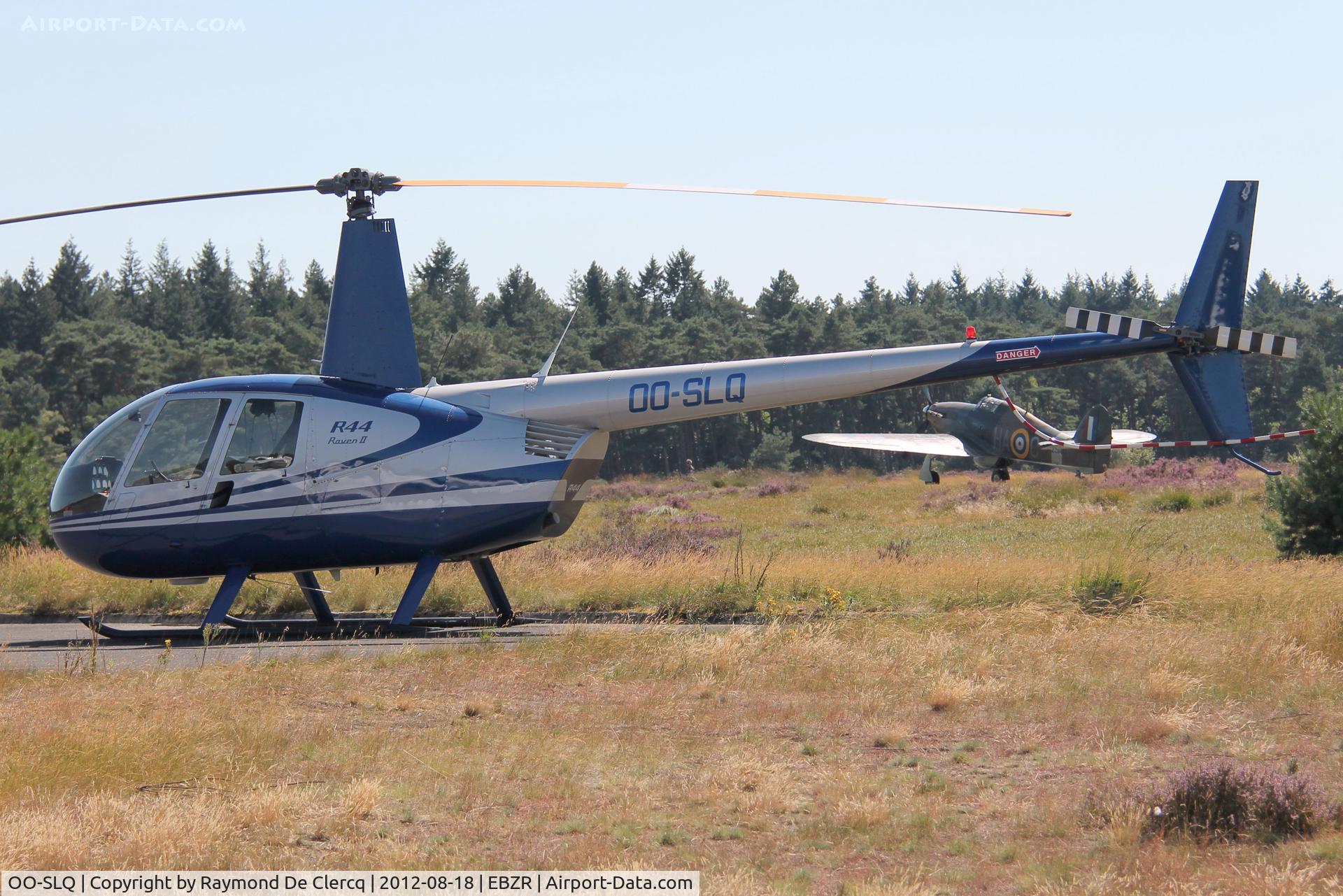 OO-SLQ, Robinson R44 Raven II C/N 10070, Zoersel fly in.