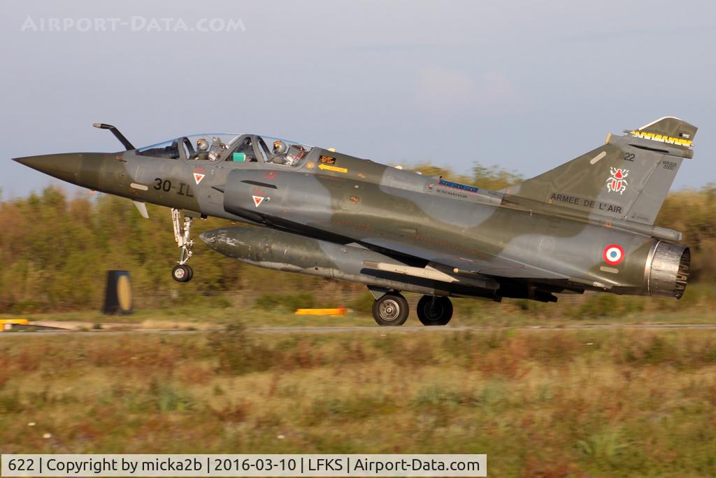 622, Dassault Mirage 2000D C/N 422, Landing