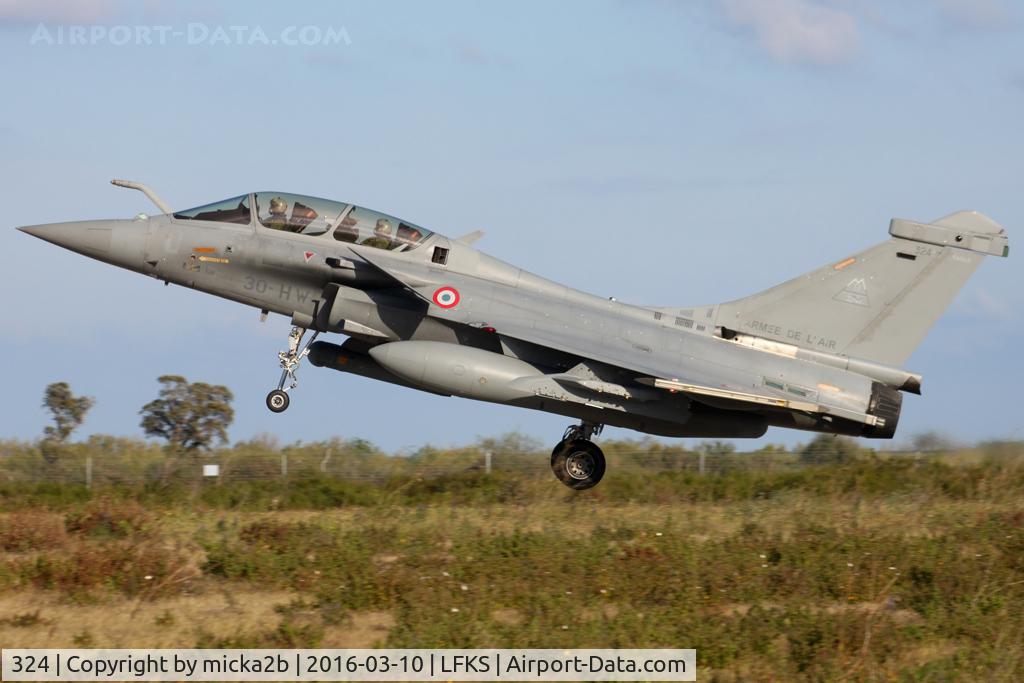 324, Dassault Rafale B C/N 324a, Landing