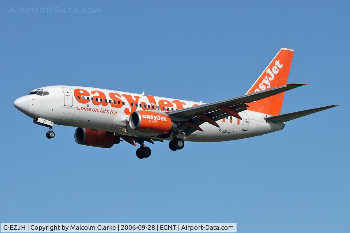 G-EZJH, 2001 Boeing 737-73V C/N 30240, Boeing 737-73V at Newcastle Airport, September 28th 2006.