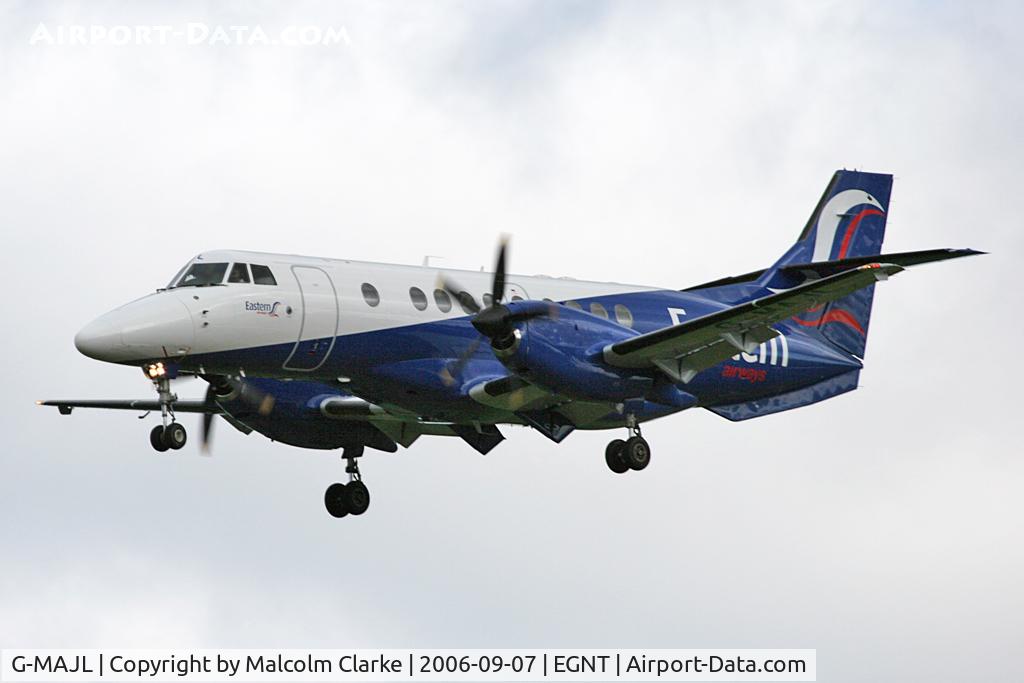 G-MAJL, 1996 British Aerospace Jetstream 41 C/N 41087, British Aerospace Jetstream 41 at Newcastle Airport, September 7th 2006.