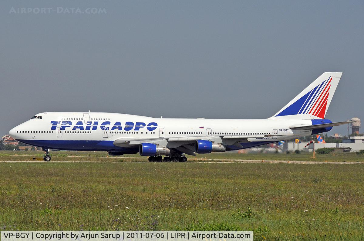 VP-BGY, 1987 Boeing 747-346 C/N 23640, Taxiing out for departure.