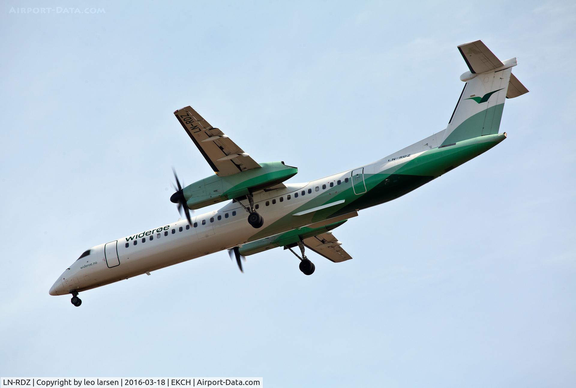 LN-RDZ, 2002 De Havilland Canada DHC-8-402Q Dash 8 C/N 4063, Copenhagen 18.3.16