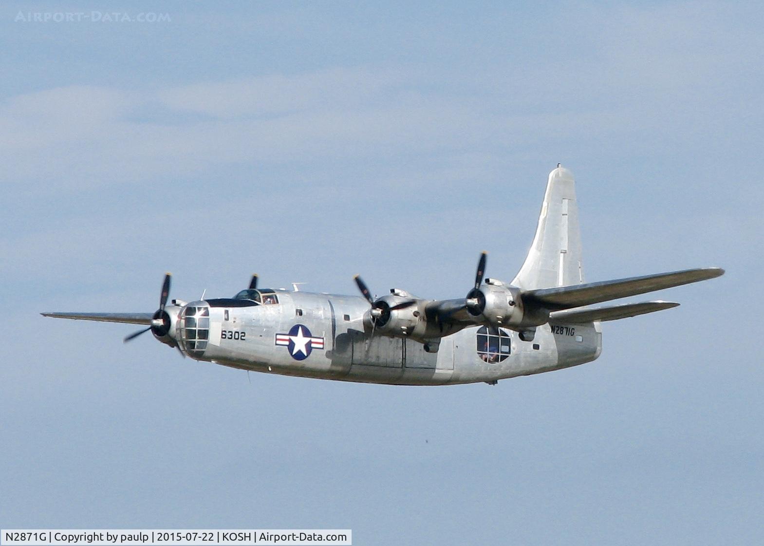 N2871G, Consolidated Vultee P4Y-2 Privateer C/N 66302, At AirVenture.