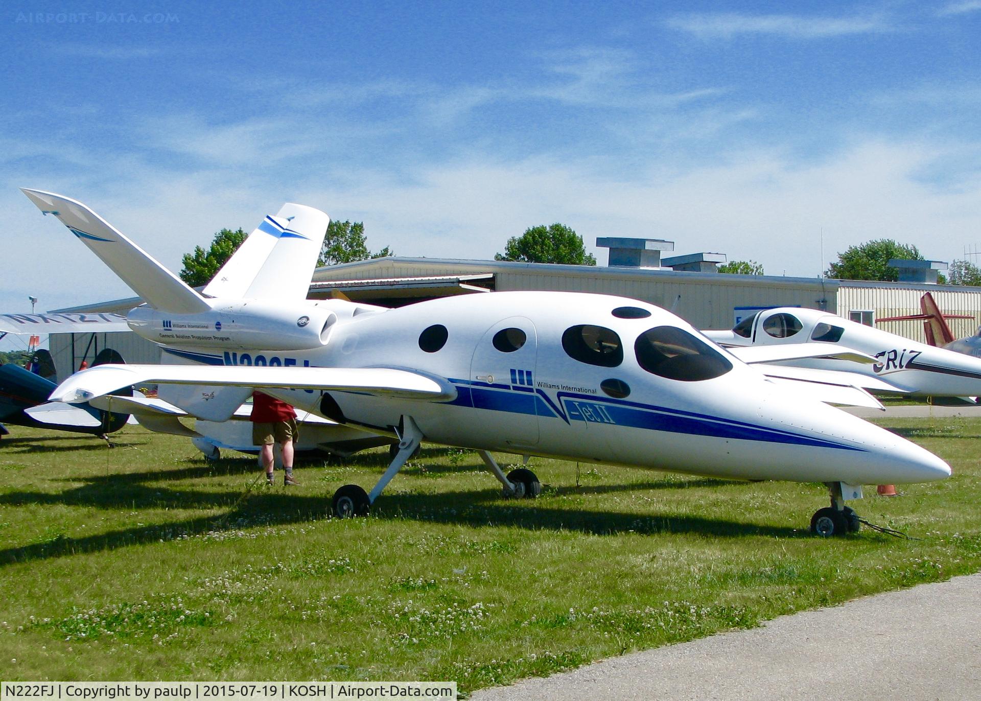 N222FJ, 1997 Scaled Composites 271 V-Jet II C/N 001, At AirVenture.