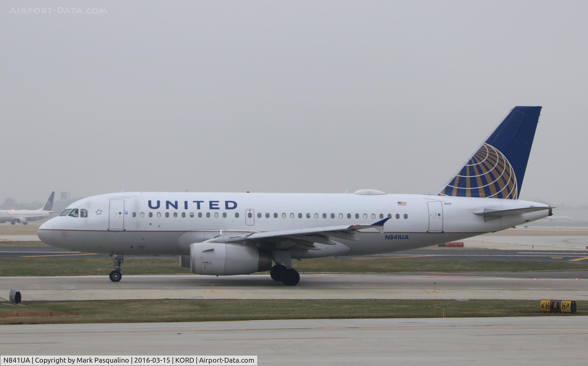 N841UA, 2001 Airbus A319-131 C/N 1545, Airbus A319