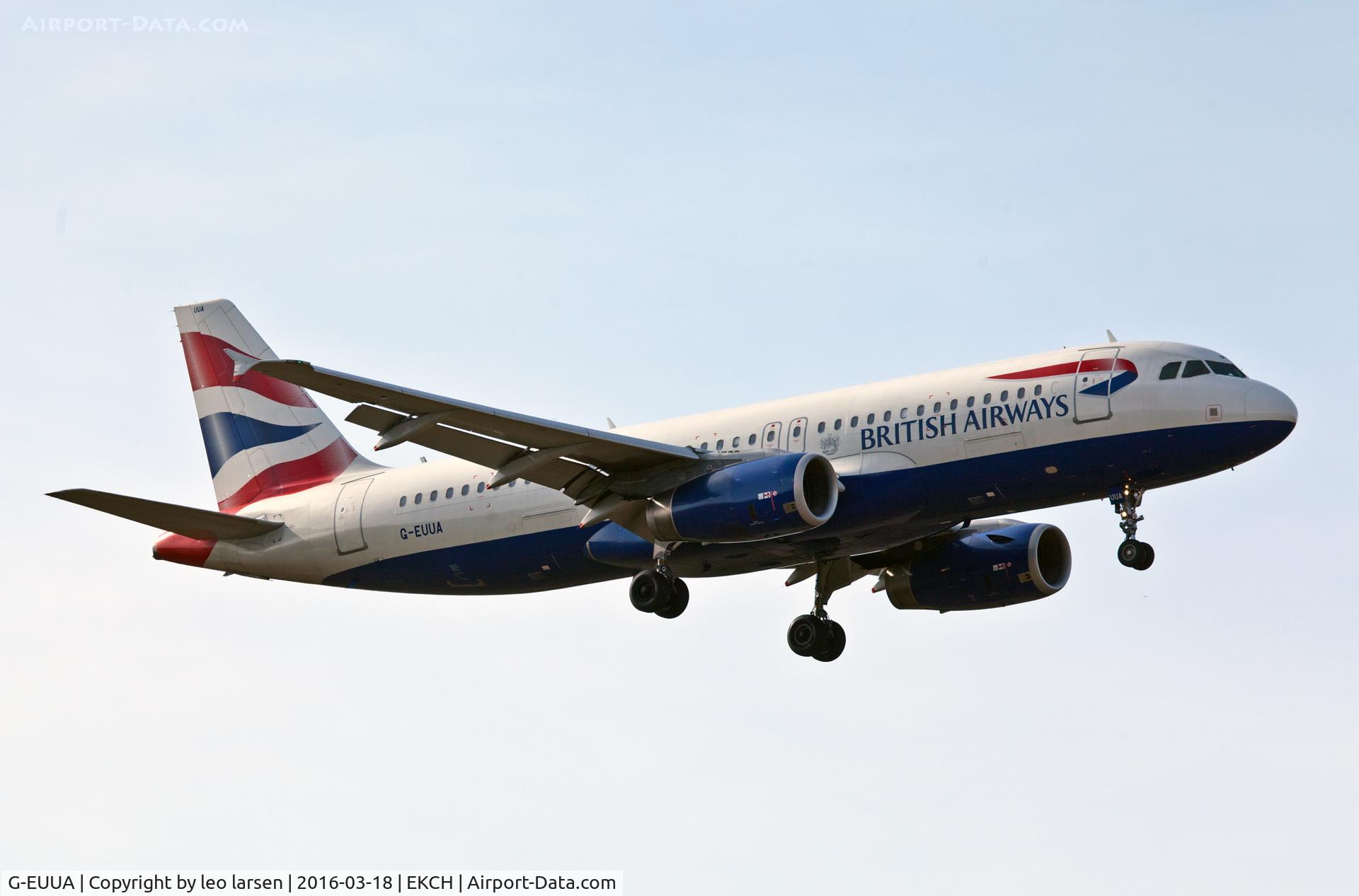 G-EUUA, 2001 Airbus A320-232 C/N 1661, Copenhagen 18.3.16