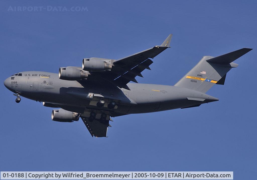 01-0188, 2001 Boeing C-17A Globemaster III C/N P-88, Nearly 1 mile to touch-down