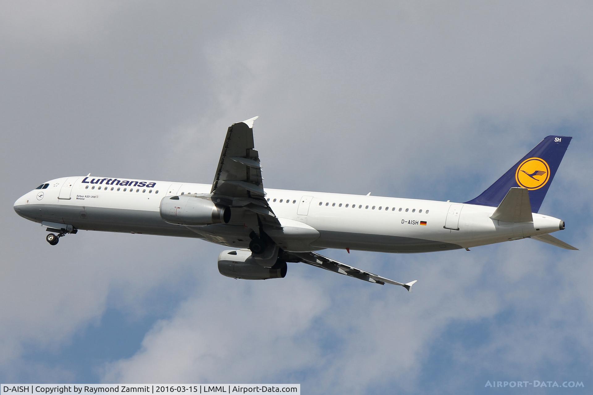 D-AISH, 2007 Airbus A321-231 C/N 3265, A321 D-AISH Lufthansa