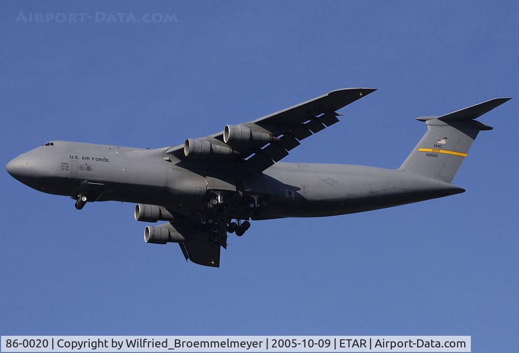 86-0020, 1986 Lockheed C-5B Galaxy C/N 500-0106, Sunday afternoon activity