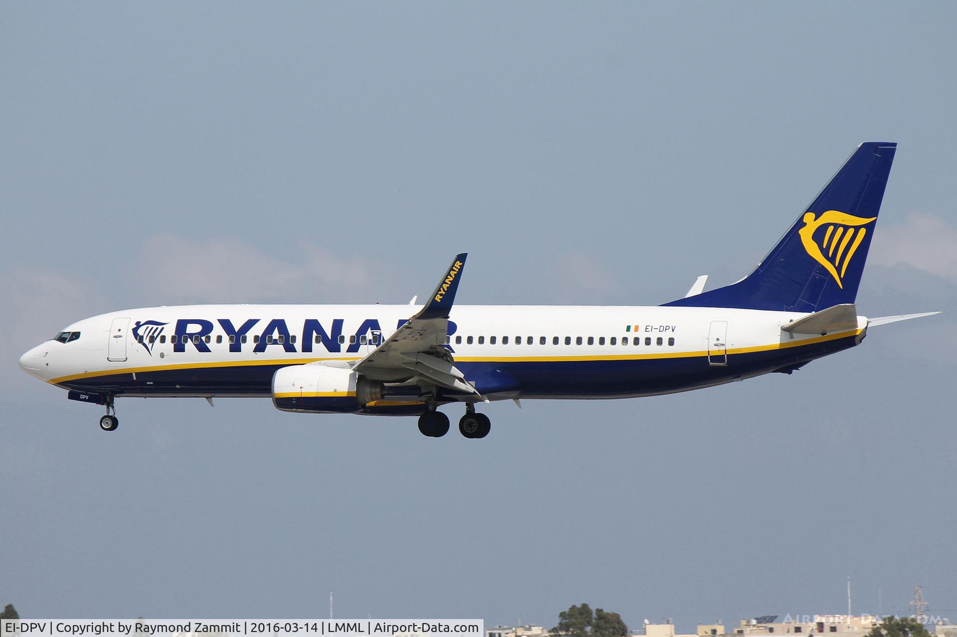 EI-DPV, 2007 Boeing 737-8AS C/N 35551, B737-800 EI-DPV Ryanair