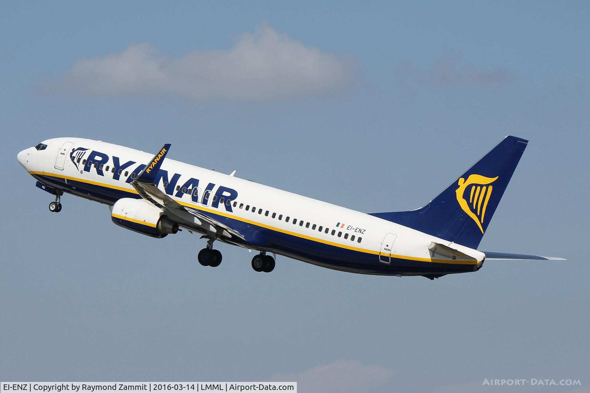 EI-ENZ, 2011 Boeing 737-8AS C/N 40308, B737-800 EI-ENZ Ryanair