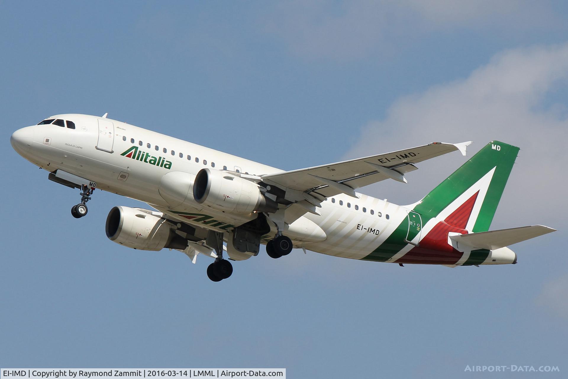 EI-IMD, 2003 Airbus A319-112 C/N 2074, A319 EI-IMD Alitalia