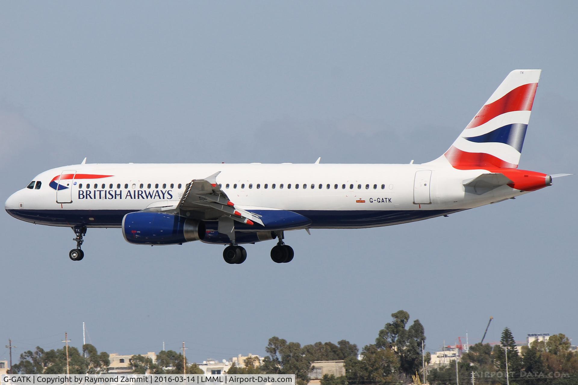 G-GATK, 2002 Airbus A320-233 C/N 1902, A320 G-GATK British Airways