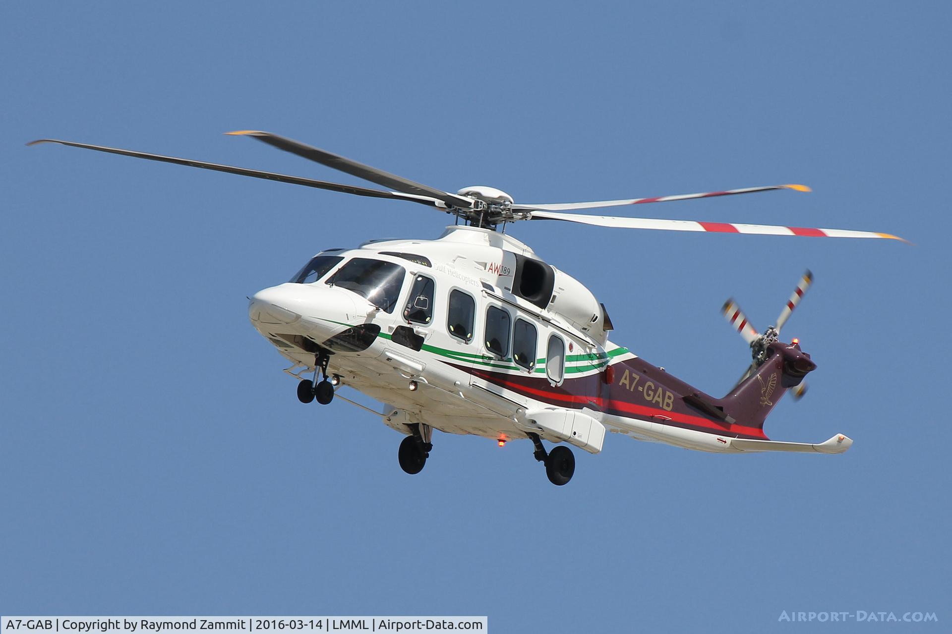 A7-GAB, 2014 AgustaWestland AW-189 C/N 49010, AgustaWestland AW-189 A7-GAB Gulf Helicopters