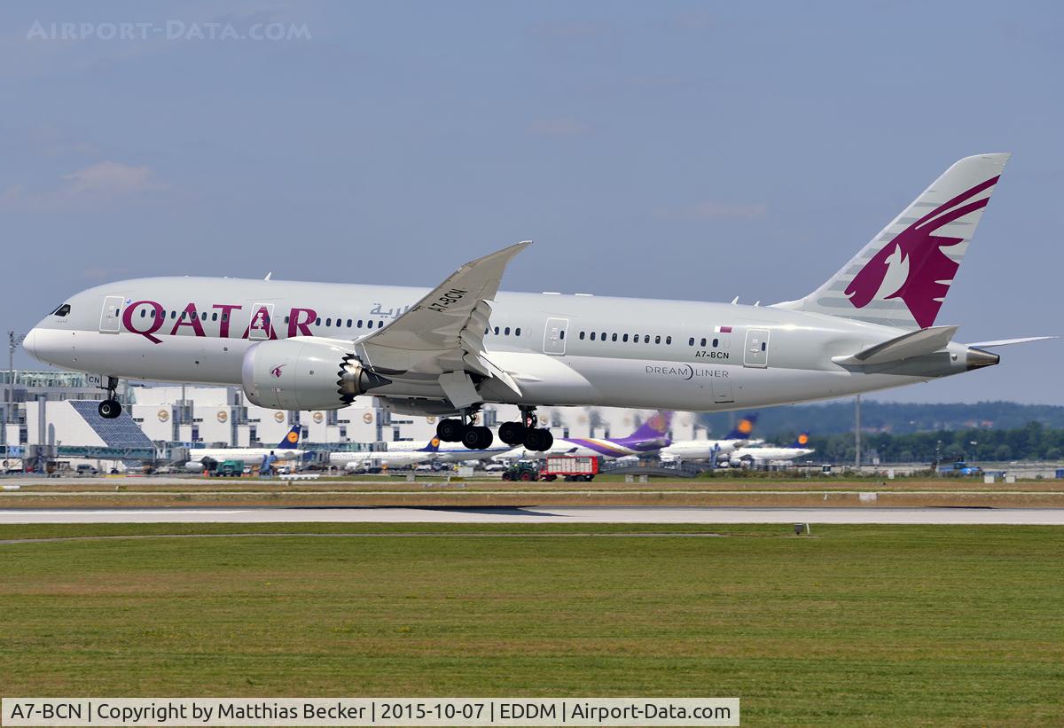 A7-BCN, 2014 Boeing 787-8 Dreamliner C/N 38332, A7-BCN