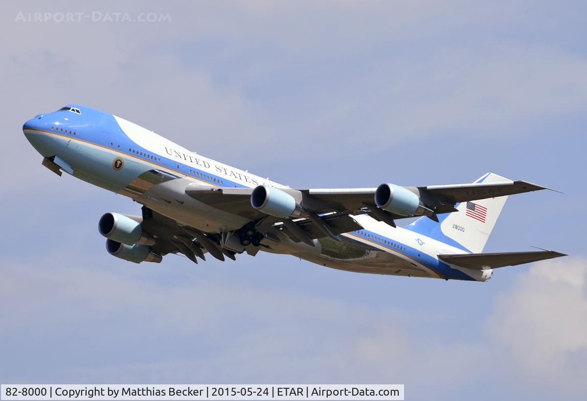 82-8000, 1987 Boeing VC-25A (747-2G4B) C/N 23824, 82-8000