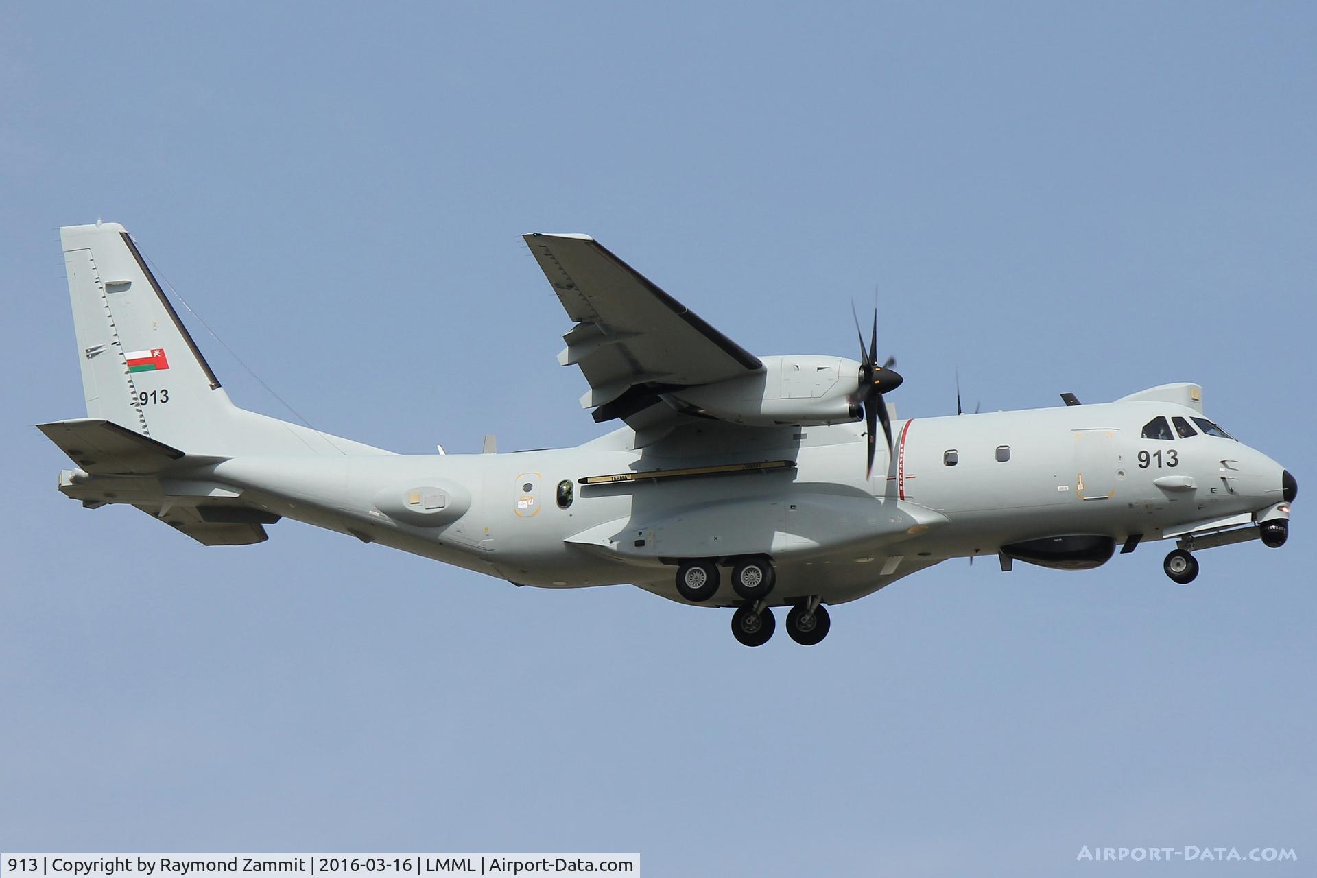 913, 2016 CASA C-295MPA Persuader C/N S-141, CASA C-295MPA Persuader 913 Oman Air Force