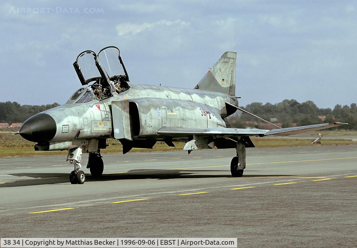 38 34, 1972 McDonnell Douglas F-4F Phantom II C/N 4705, 38+34