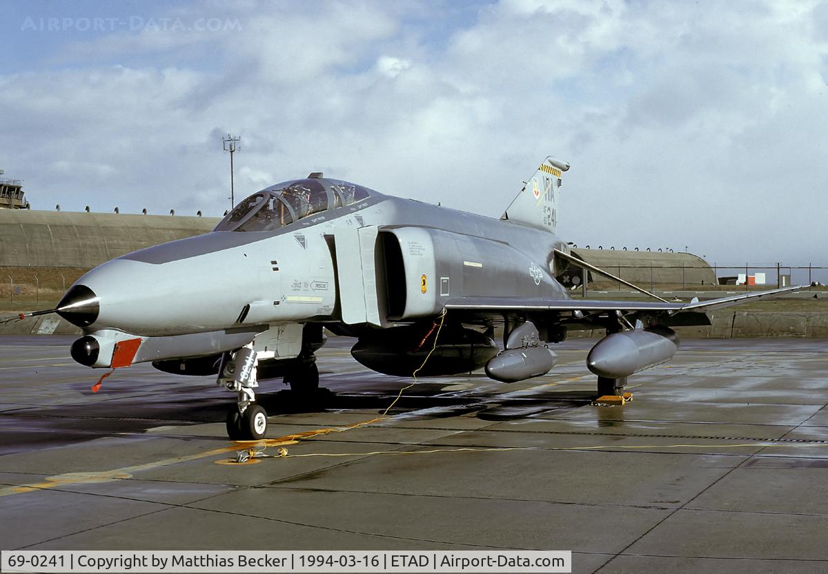 69-0241, 1969 McDonnell Douglas F-4G Phantom II C/N 3764, 69-0241