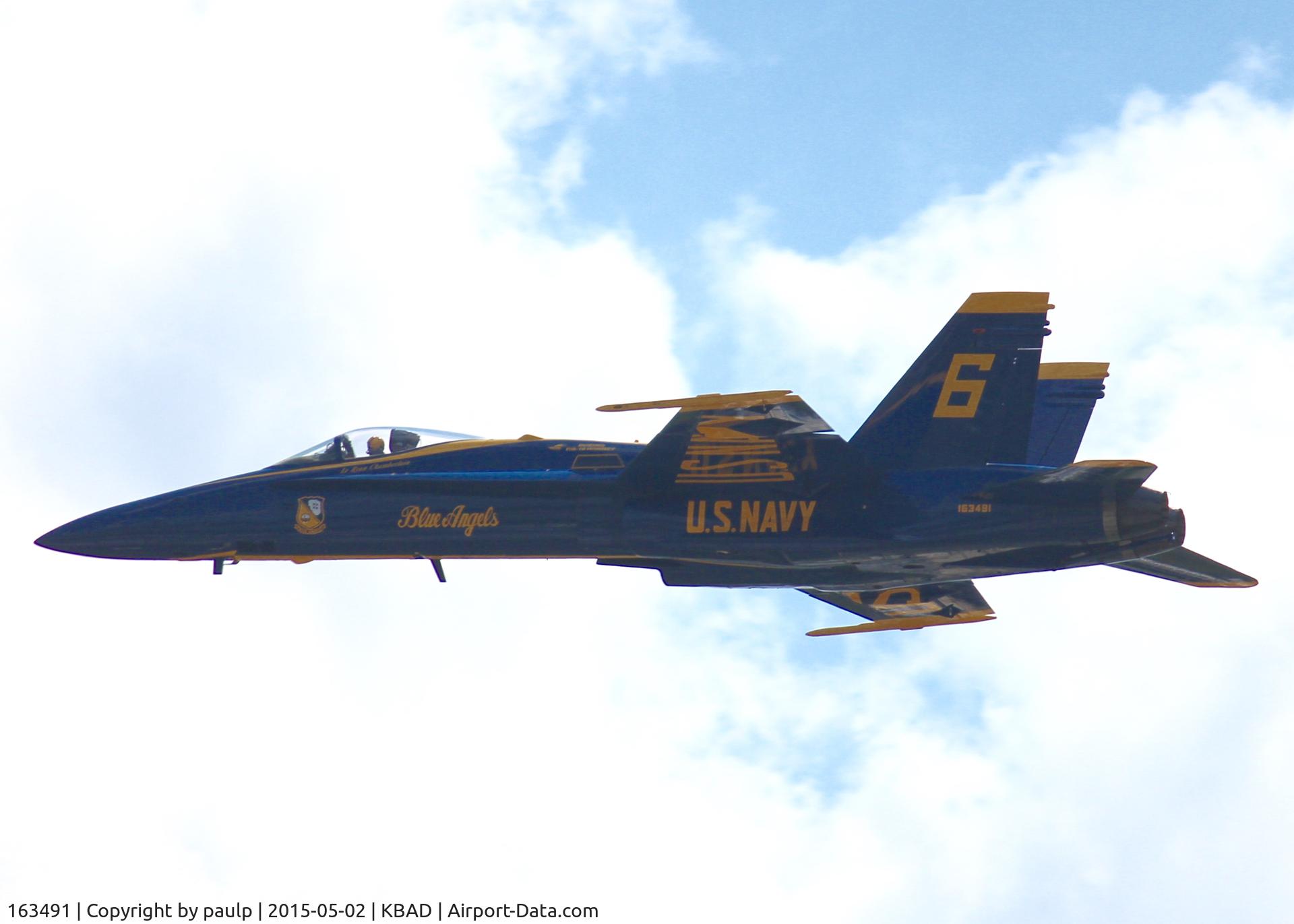 163491, 1988 McDonnell Douglas F/A-18C Hornet C/N 727/C048, At Barksdale Air Force Base.