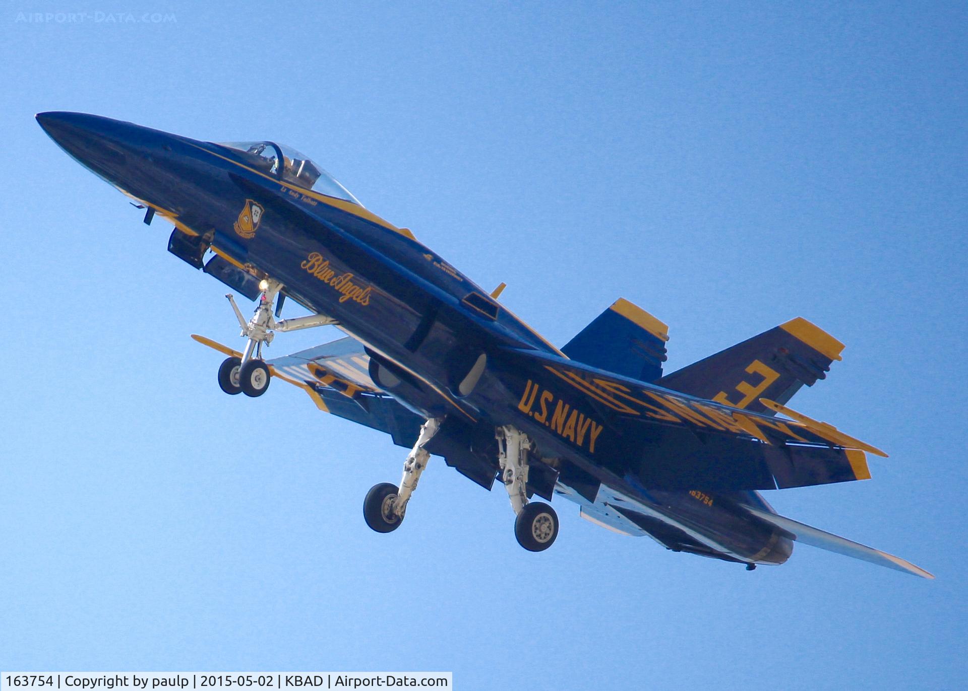 163754, 1989 McDonnell Douglas F/A-18C Hornet C/N 0829/C112, At Barksdale Air Force Base.