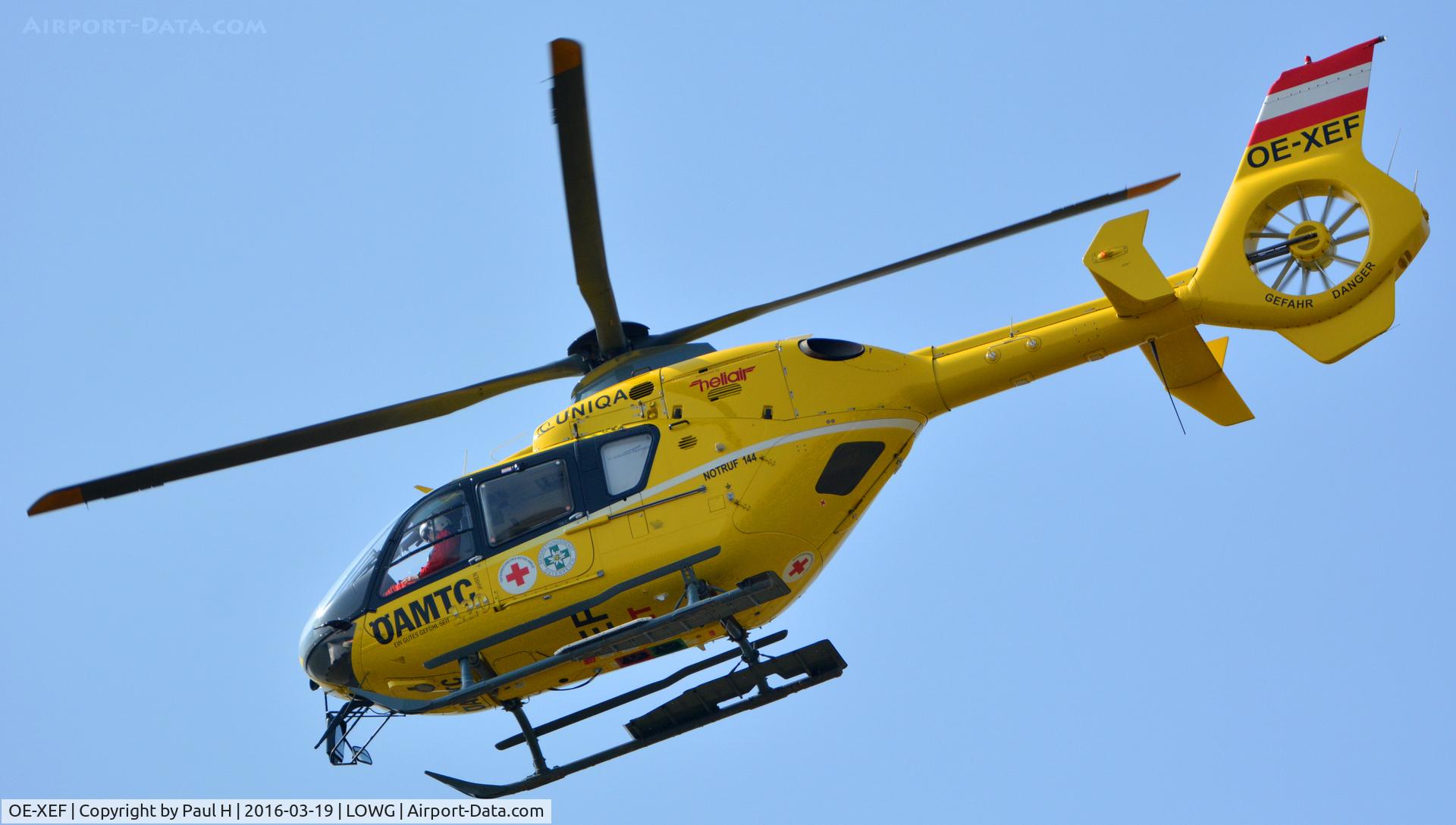 OE-XEF, Eurocopter EC-135T-1 C/N 127, Taking off for an emergency operation
