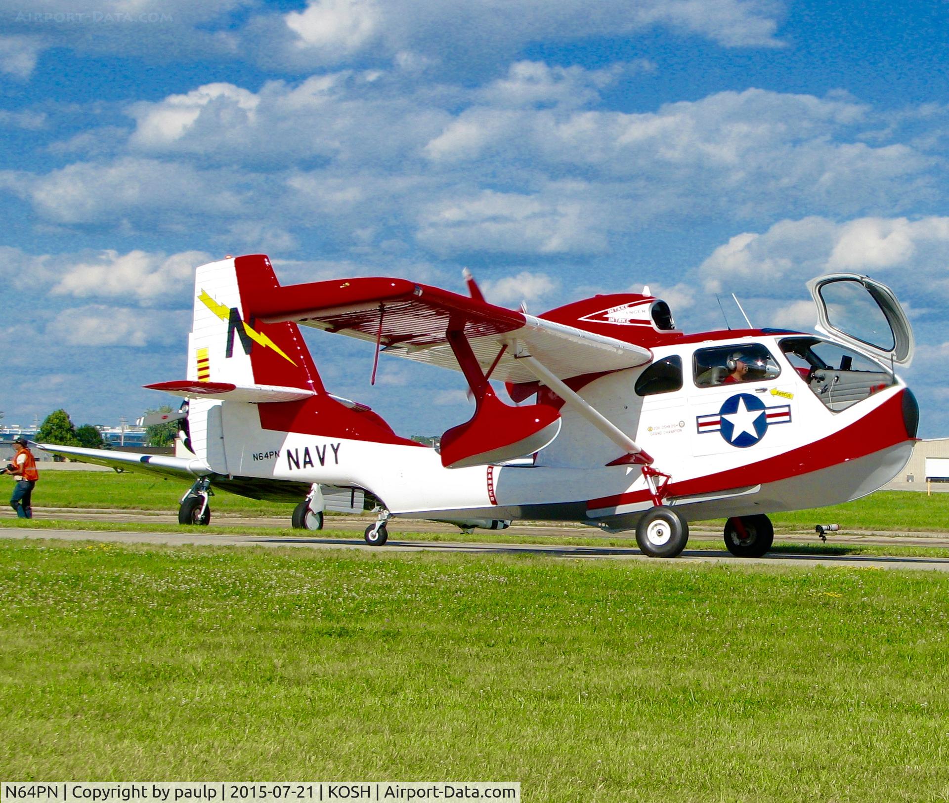 N64PN, 2008 Republic RC-3 Seabee C/N 749, At AirVenture.