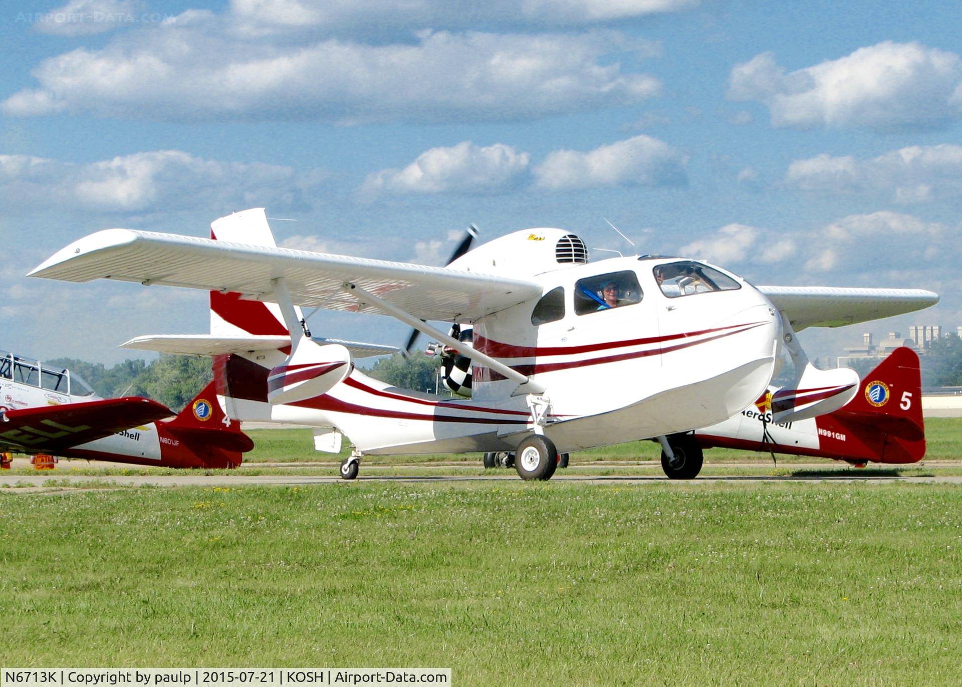 N6713K, 1947 Republic RC-3 Seabee C/N 996, At AirVenture.