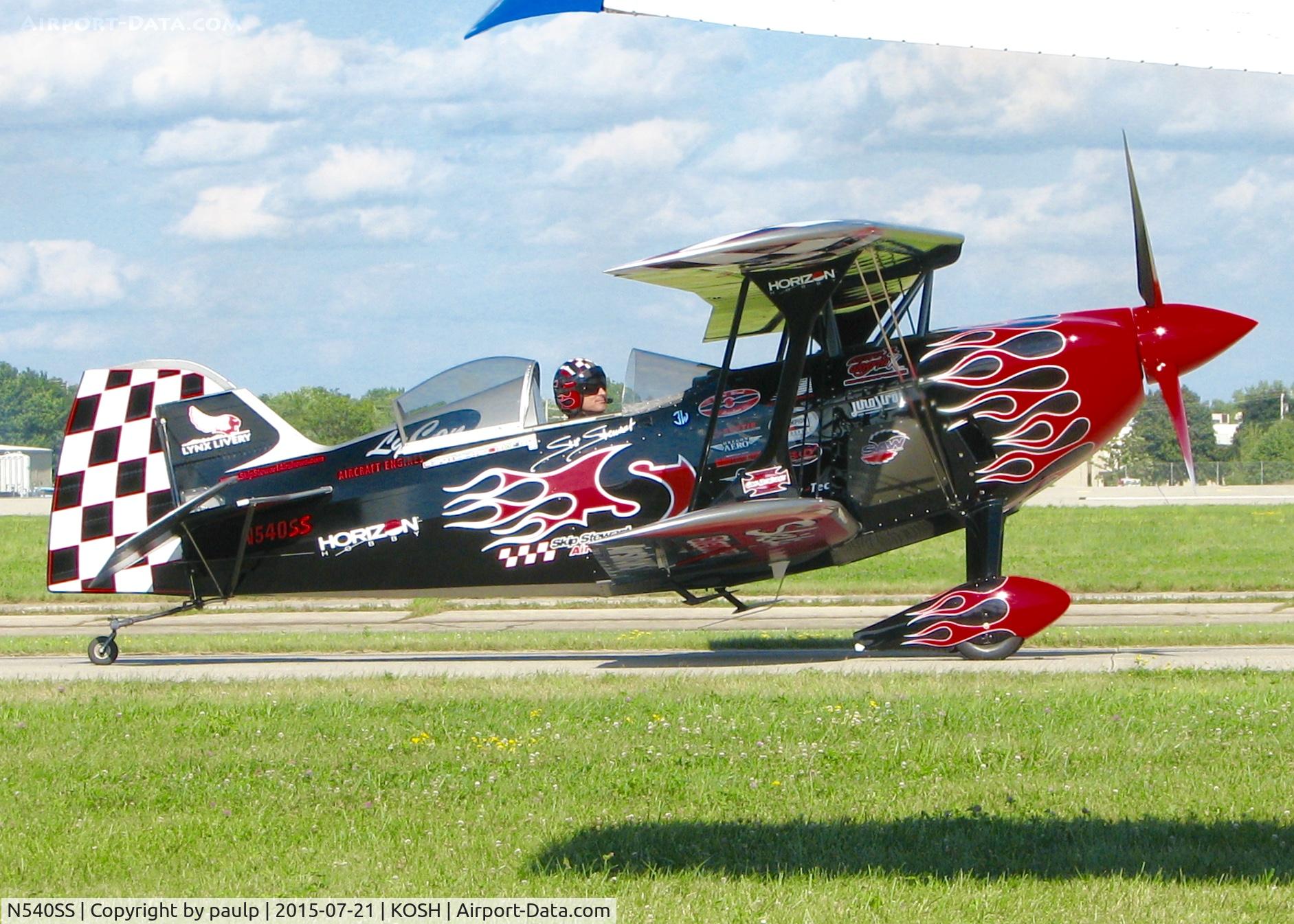 N540SS, 2011 Pitts S-2S Special C/N 006, At AirVenture.