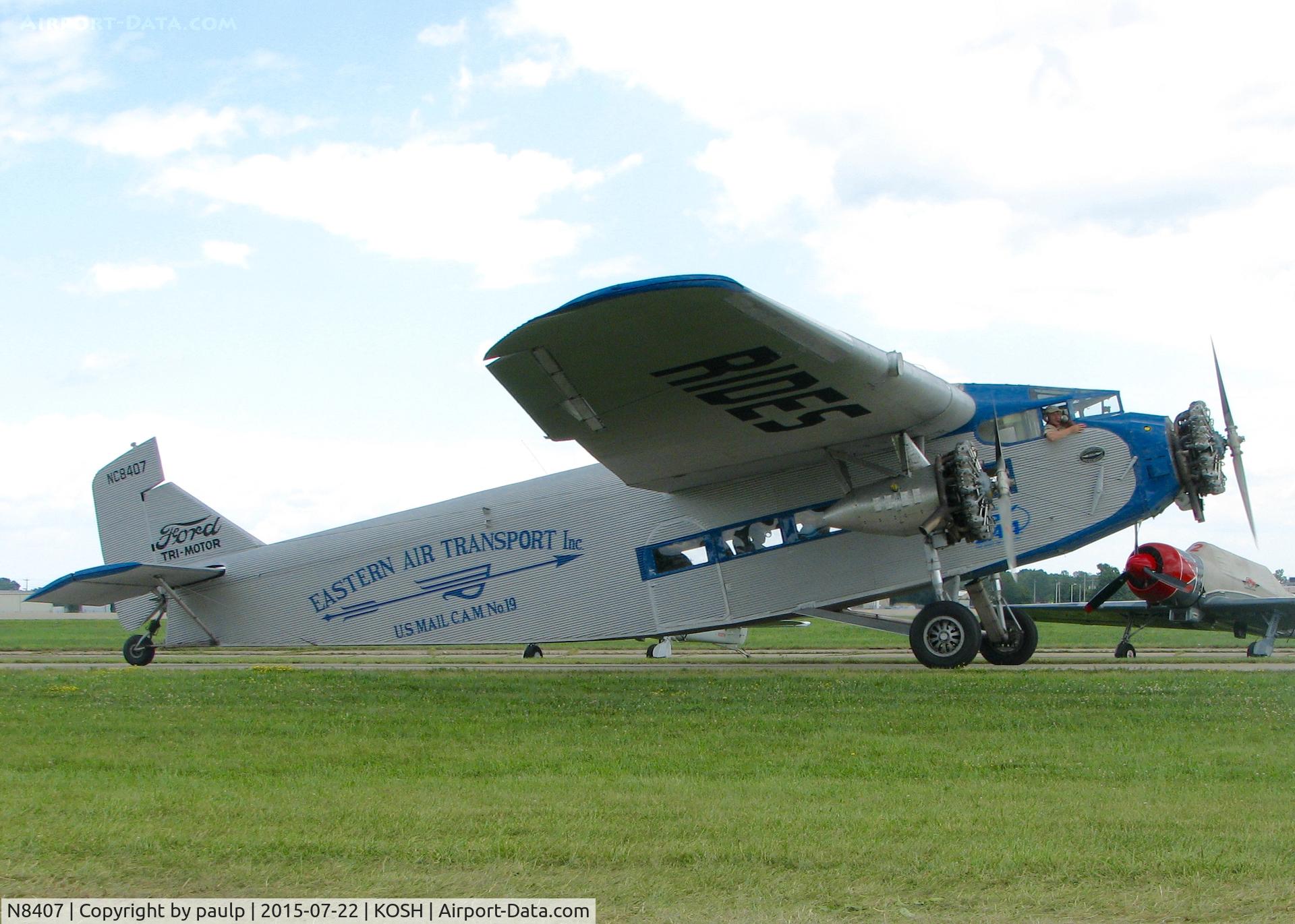 N8407, 1929 Ford 4-AT-E Tri-Motor C/N 69, At AirVenture.