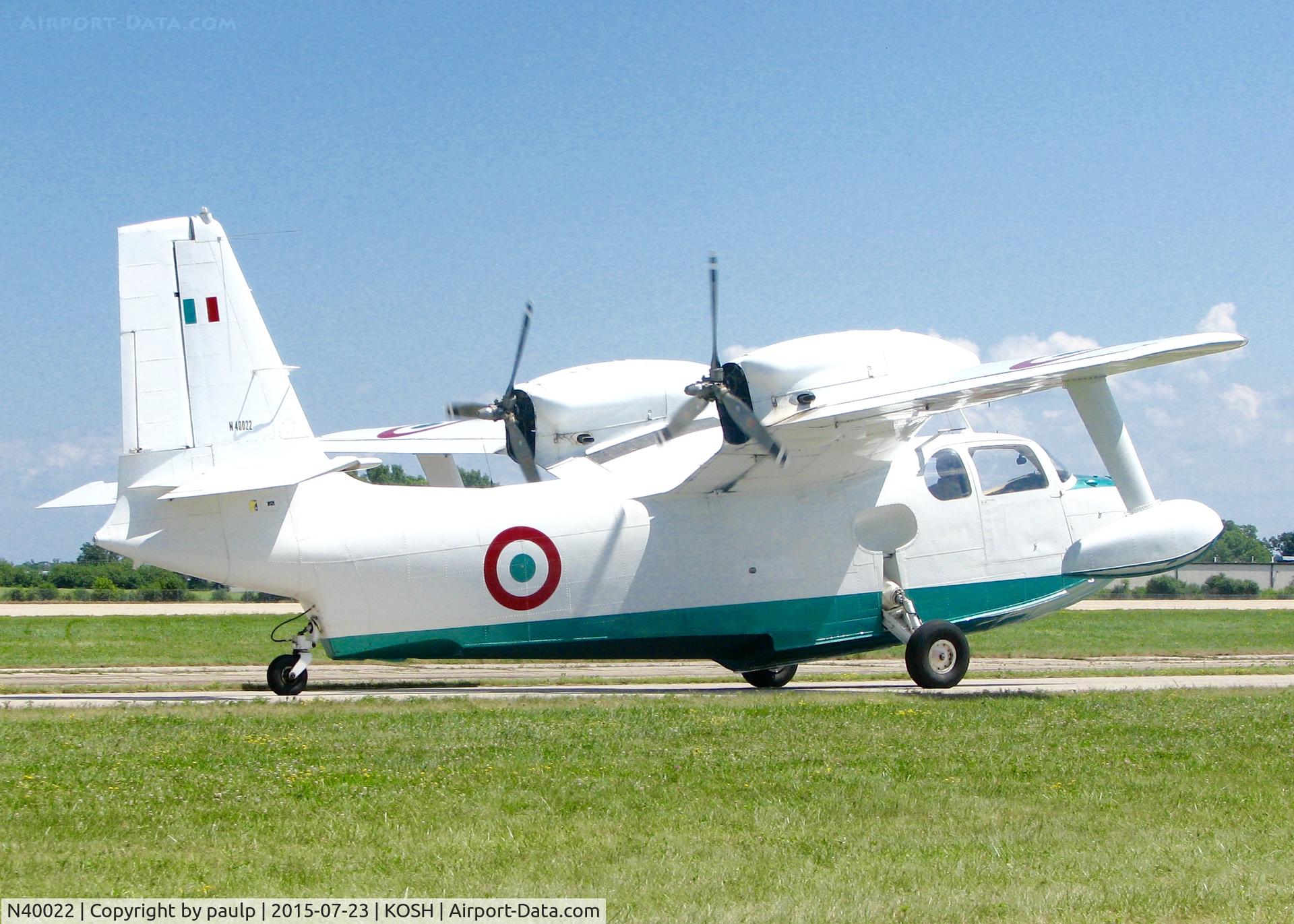 N40022, 1956 Piaggio P.136-L1 C/N 200, At AirVenture.