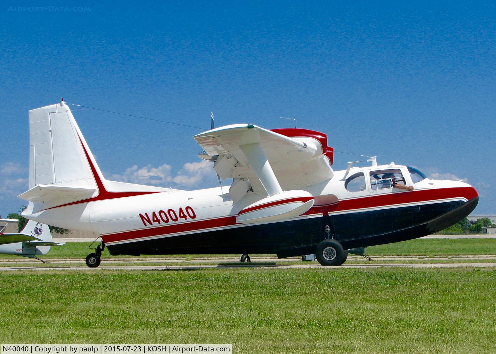 N40040, 1959 Piaggio P.136-L2 C/N 239, At AirVenture.